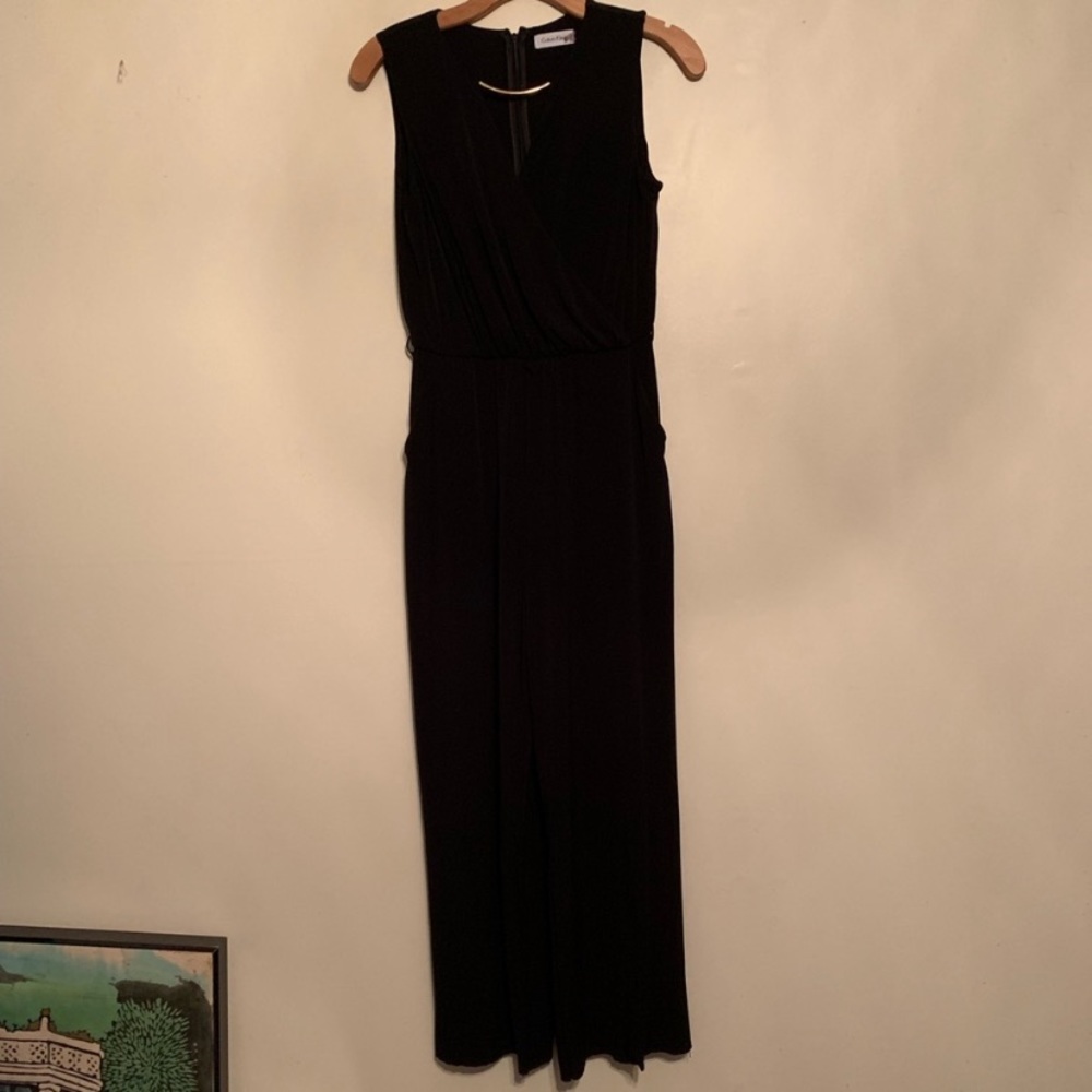 Calvin Klein Sleeveless Wide Leg Jumpsuit Sz 6